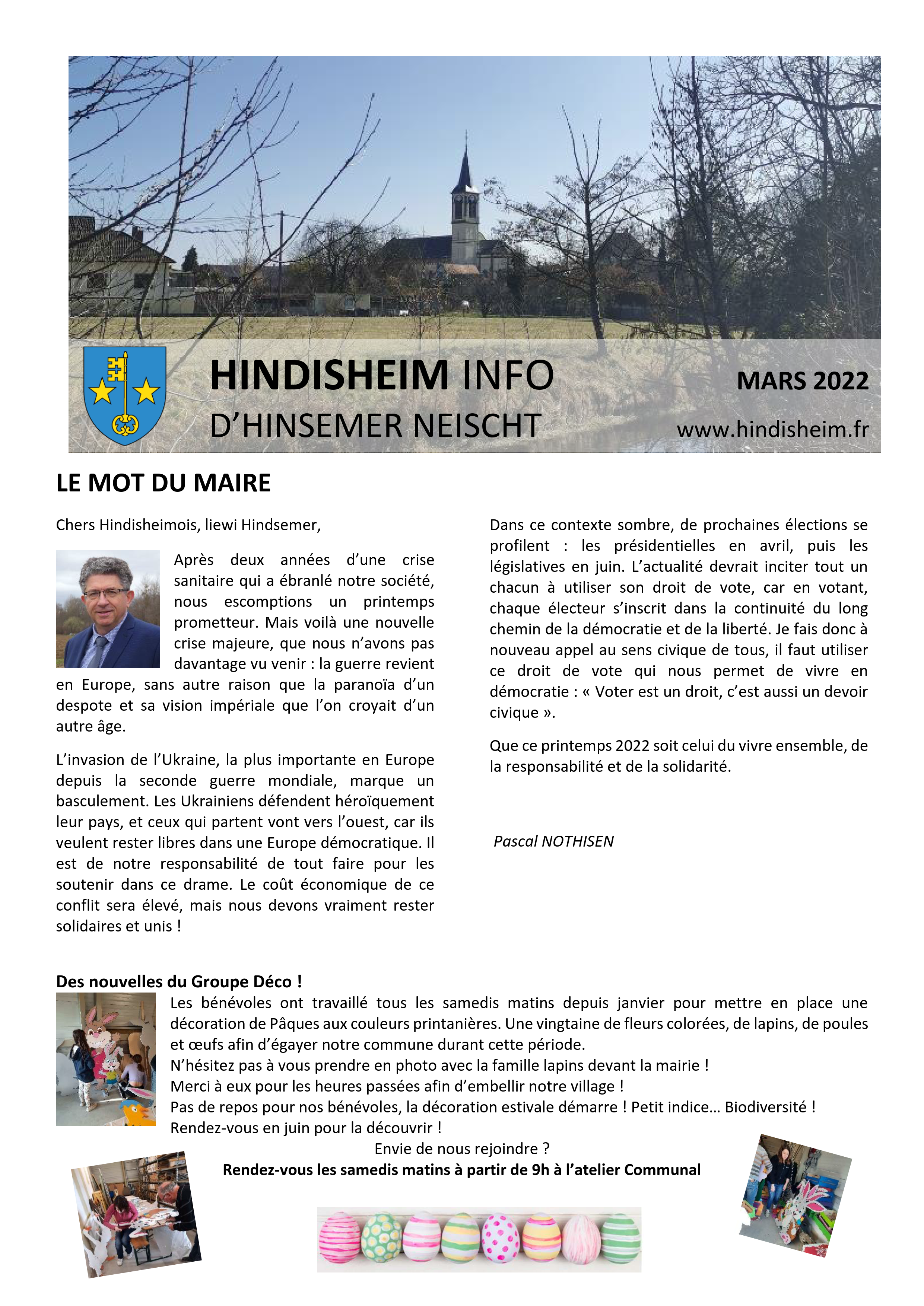 Hindisheim Info mars 2022