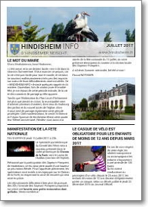 Hindisheim Info Juillet 2017