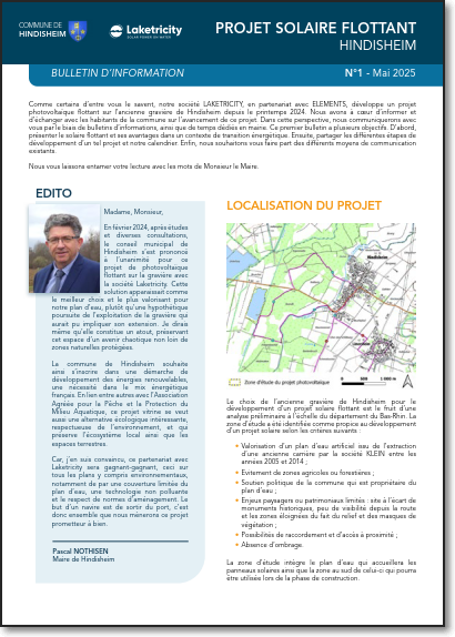 Bulletin Laketricity n°1