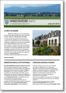 Hindisheim Info Juillet 2016