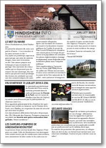 Hindisheim Info Juillet 2018